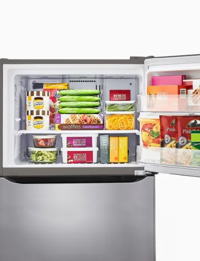 Refrigeradora Top Freezer 595 Lt Gris | LG