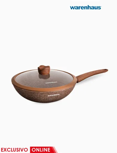 Sartén Wok Inducción Sienna 28cm Café | Warenhaus