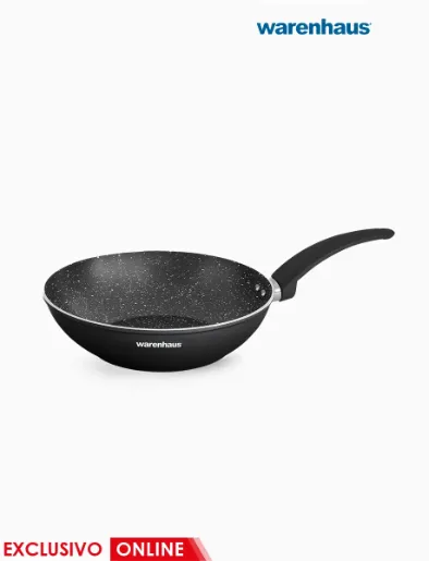 Sartén Wok Inducción Vulcano 26cm Negro | Warenhaus