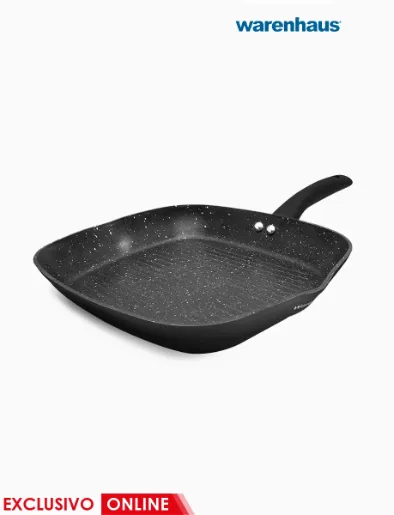 Sartén Inducción Grill 28cm Vulcano Negro | Warenhaus