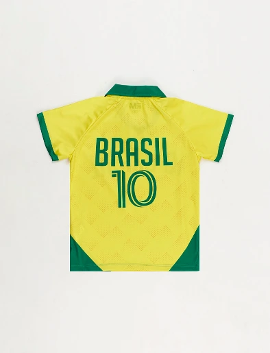 Camiseta Brasil Amarillo