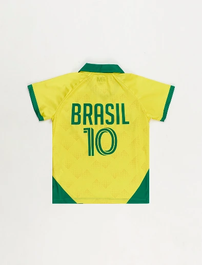 Camiseta Pre Brasil Amarillo