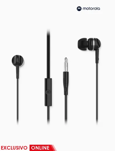 <em class="search-results-highlight">Audífonos</em> Earbuds 105 Negro | Motorola