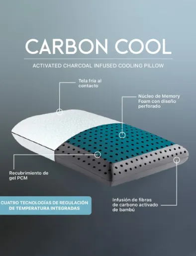 Almohada Carbon Cool King | Simmons