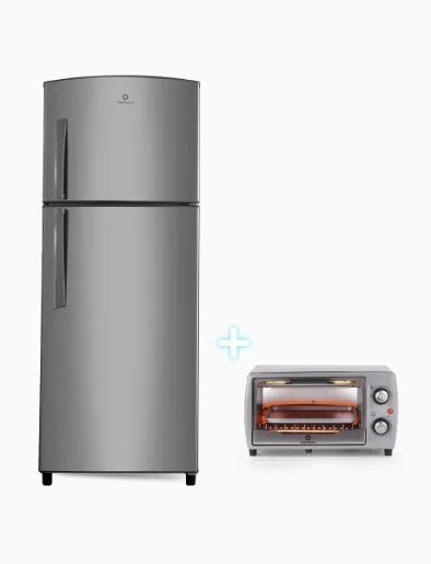 Combo Refrigerador Top Mount 280 Lt + Horno Tostador | Indurama