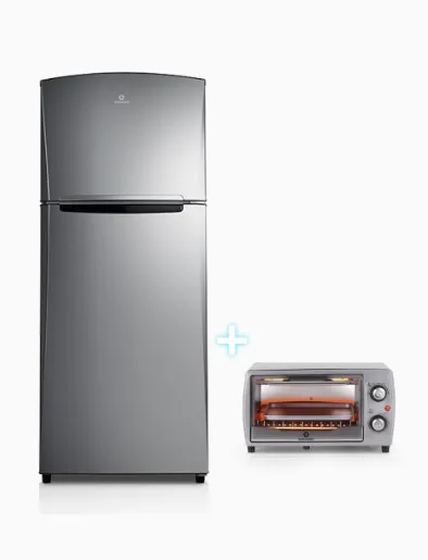 Combo Refrigerador Top Mount 370 Lt + Horno Tostador | Indurama