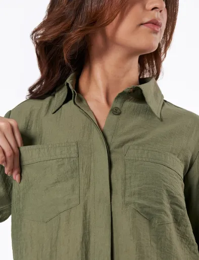 Blusa Manga Larga Unicolor