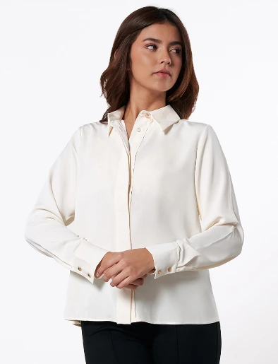 Blusa Clásica Crudo