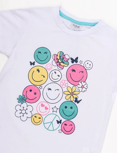 Camiseta Caritas Blanco