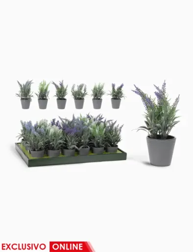 Planta Artifical Lavanda Gris | Koopman