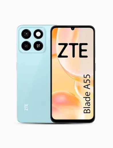 Celular Blade A55 de 128GB y RAM 12GB (4GB + 8GB) Azul | ZTE