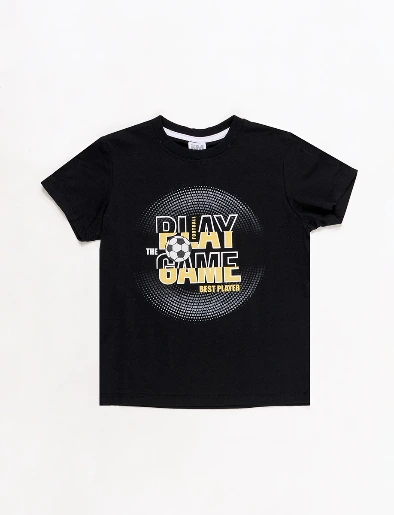 Camiseta Esc Play Game  Negro