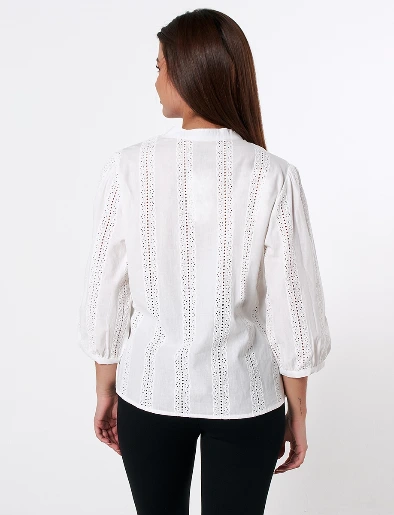 Blusa Clásica Crudo