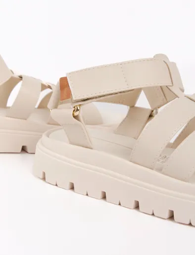 Sandalia Flat Blanco