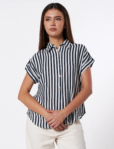 Blusa Rayas Unicolor