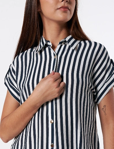 Blusa Rayas Unicolor