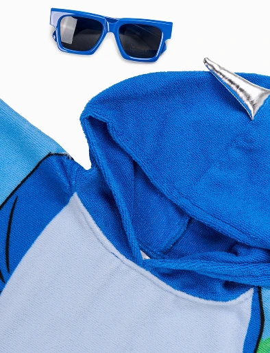 Salida de Baño Tiburón Azul