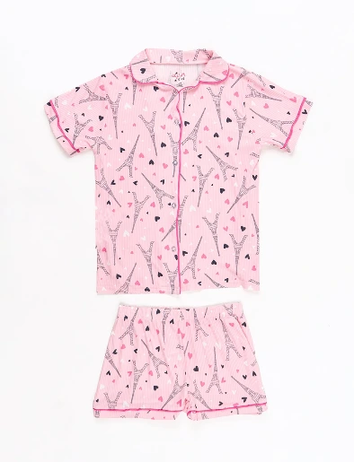 Pijama Camiseta + Short Estampado