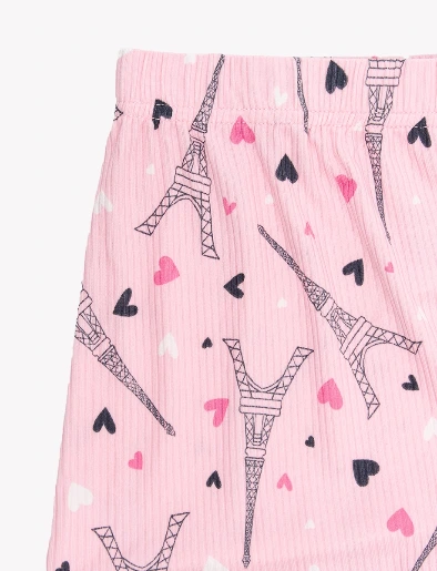 Pijama Camiseta + Short Estampado