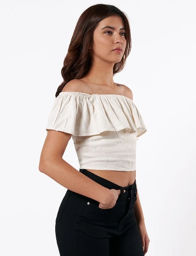 Blusa Campesina Crudo