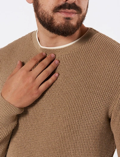 Sweater Textura Camel