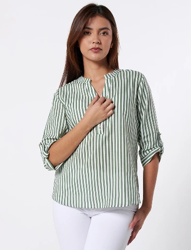 Blusa  Rayas Unicolor
