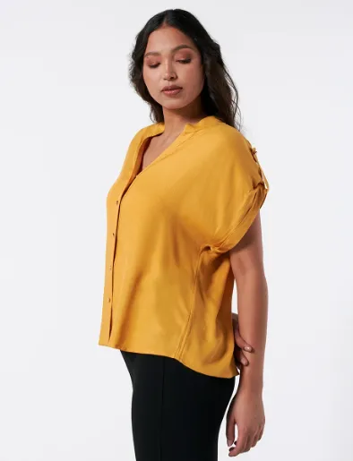Blusa Llana Mostaza