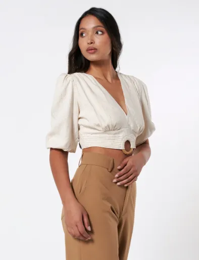 Blusa Lino Crudo