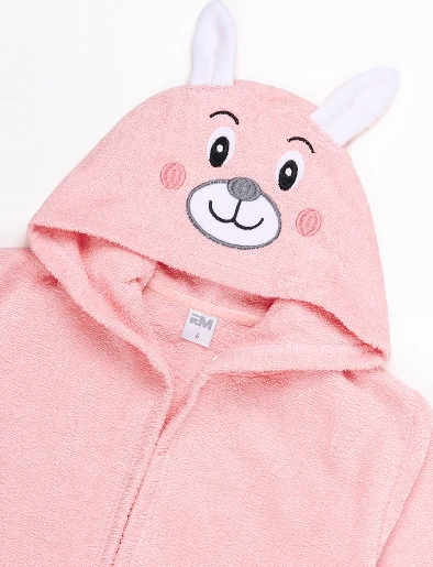 Salida de Baño Conejito Rosado