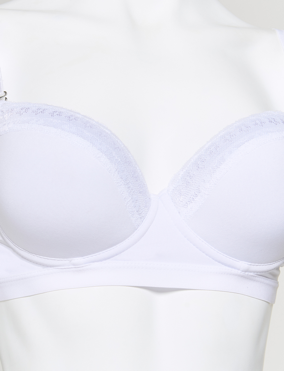 Brasier con Encaje Unicolor