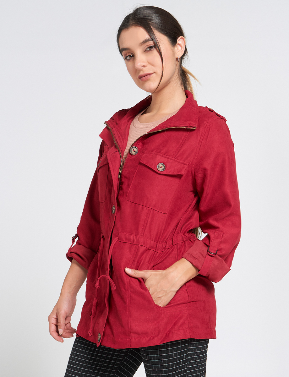 Chaqueta 3/4 con Bolsillos