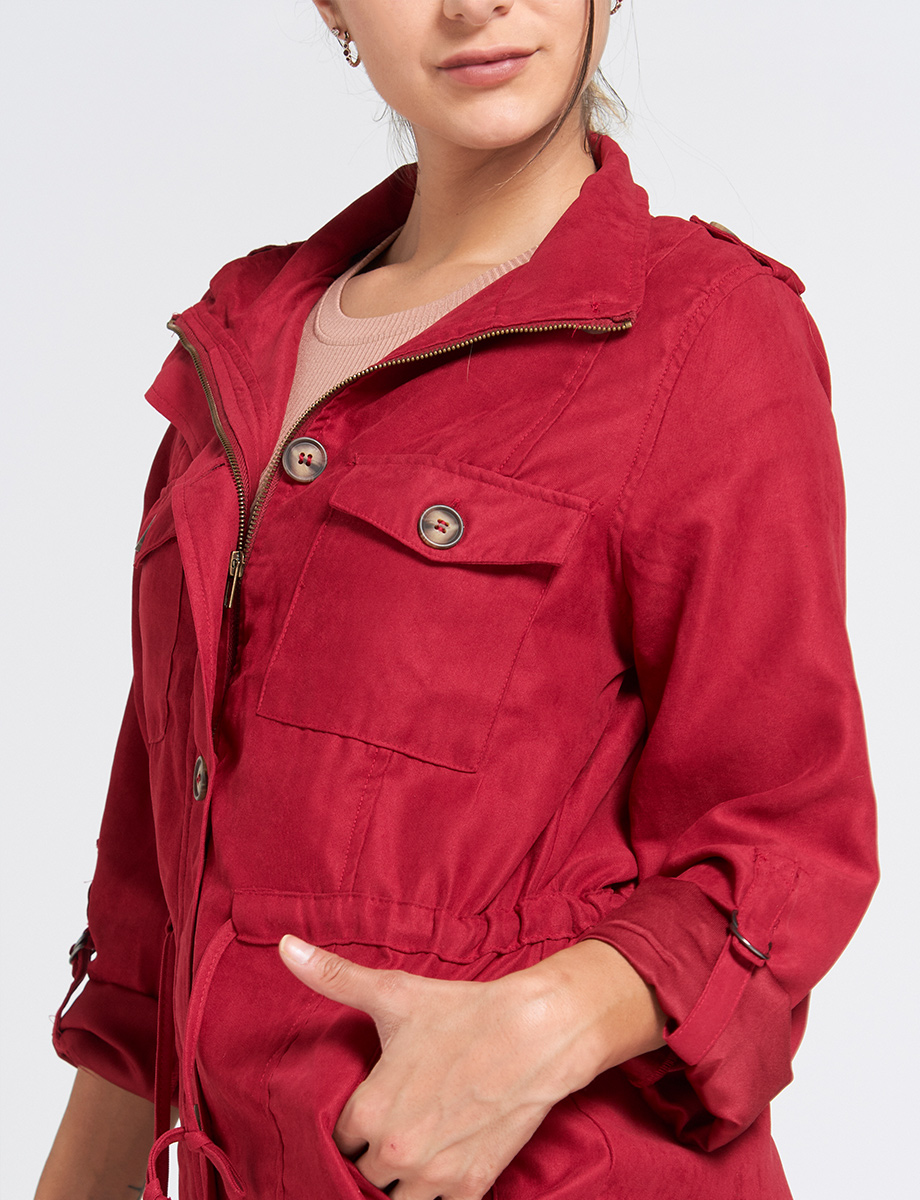 Chaqueta 3/4 con Bolsillos