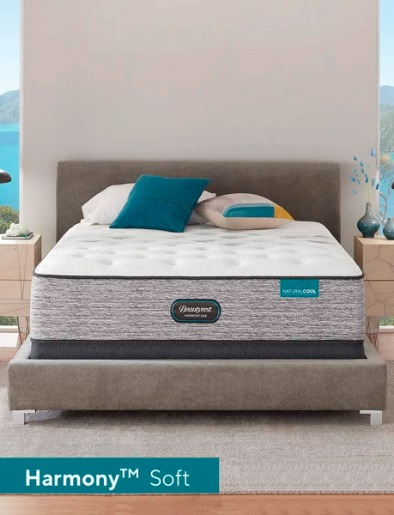 Colchón Harmony Soft 2 Plazas + 2 Almohadas Beautyrest | <em class="search-results-highlight">Simmons</em>